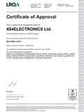 4C4 Електроникс ISO 9001, ISO 14001, ISO 45001, ISO 27001, ISO 50001