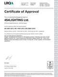 4С4 Лайтинг ISO 9001, ISO 14001, ISO 45001, ISO 27001, ISO 50001