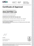 4С4 Лайтинг ISO 9001, ISO 14001, ISO 45001, ISO 27001, ISO 50001