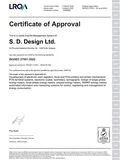 С.Д. Дизайн ISO 9001, ISO 14001, ISO 45001, ISO 27001, ISO 50001